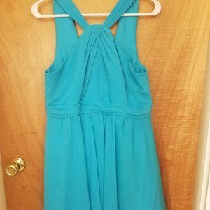 Short Crinkle Chiffon Bridesmaid Dress